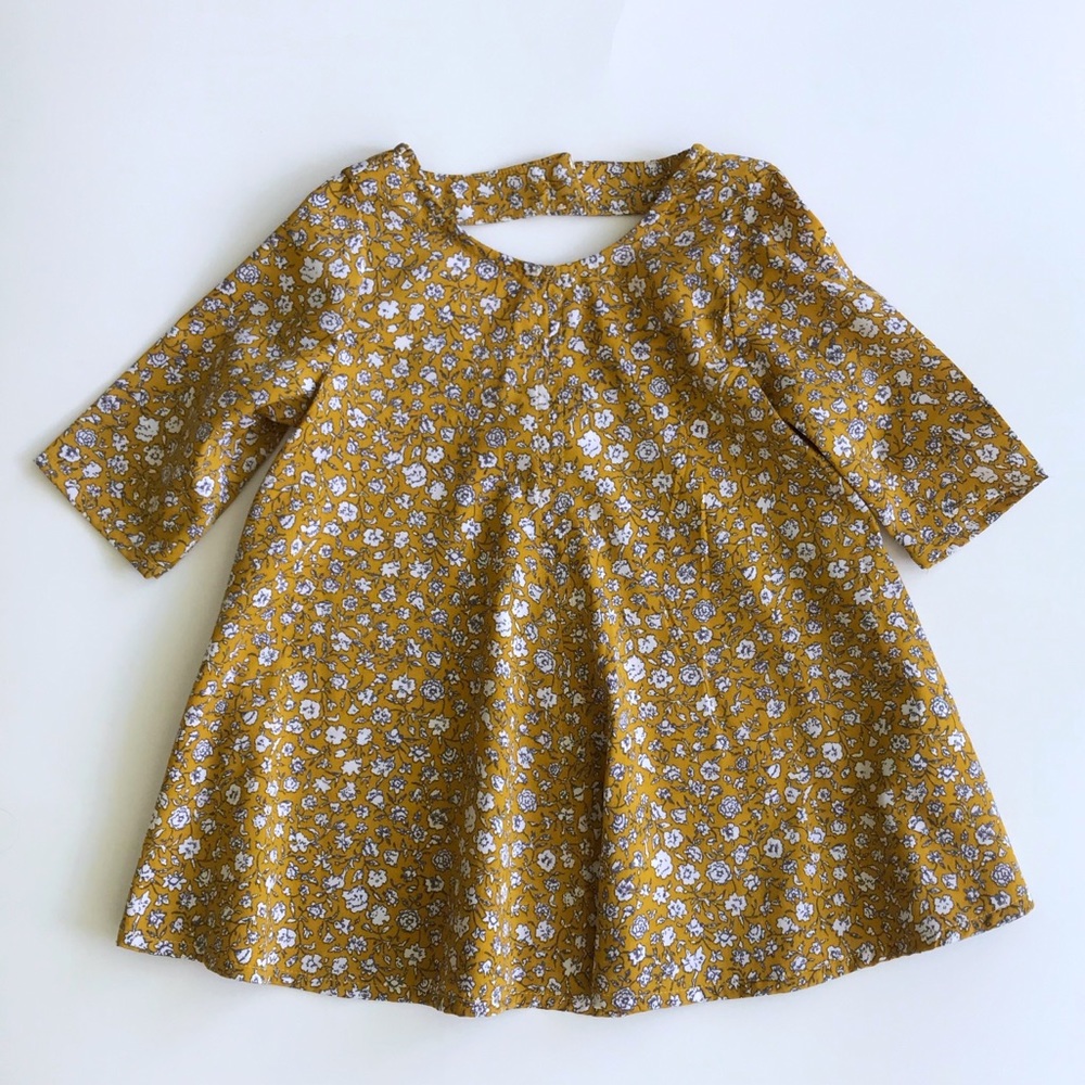 Old Navy Baby Girl Crepe Floral Swing Dress